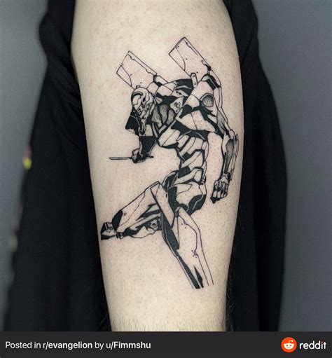 neon genesis evangelion tattoo